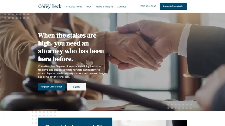Corey Beck Law Firm - Las Vegas, NV - Attorney in Las Vegas