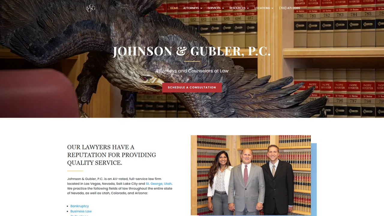 Johnson & Gubler, P.C. - Las Vegas, NV office in Las Vegas, Nevada