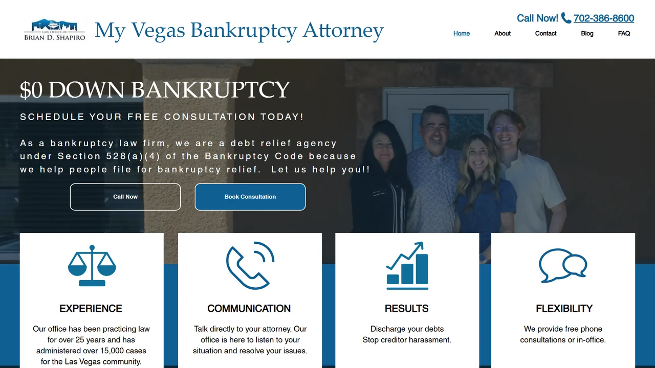 My Vegas Bankruptcy Attorney - Law Office of Brian D. Shapiro - Las Vegas, NV office in Las Vegas, Nevada