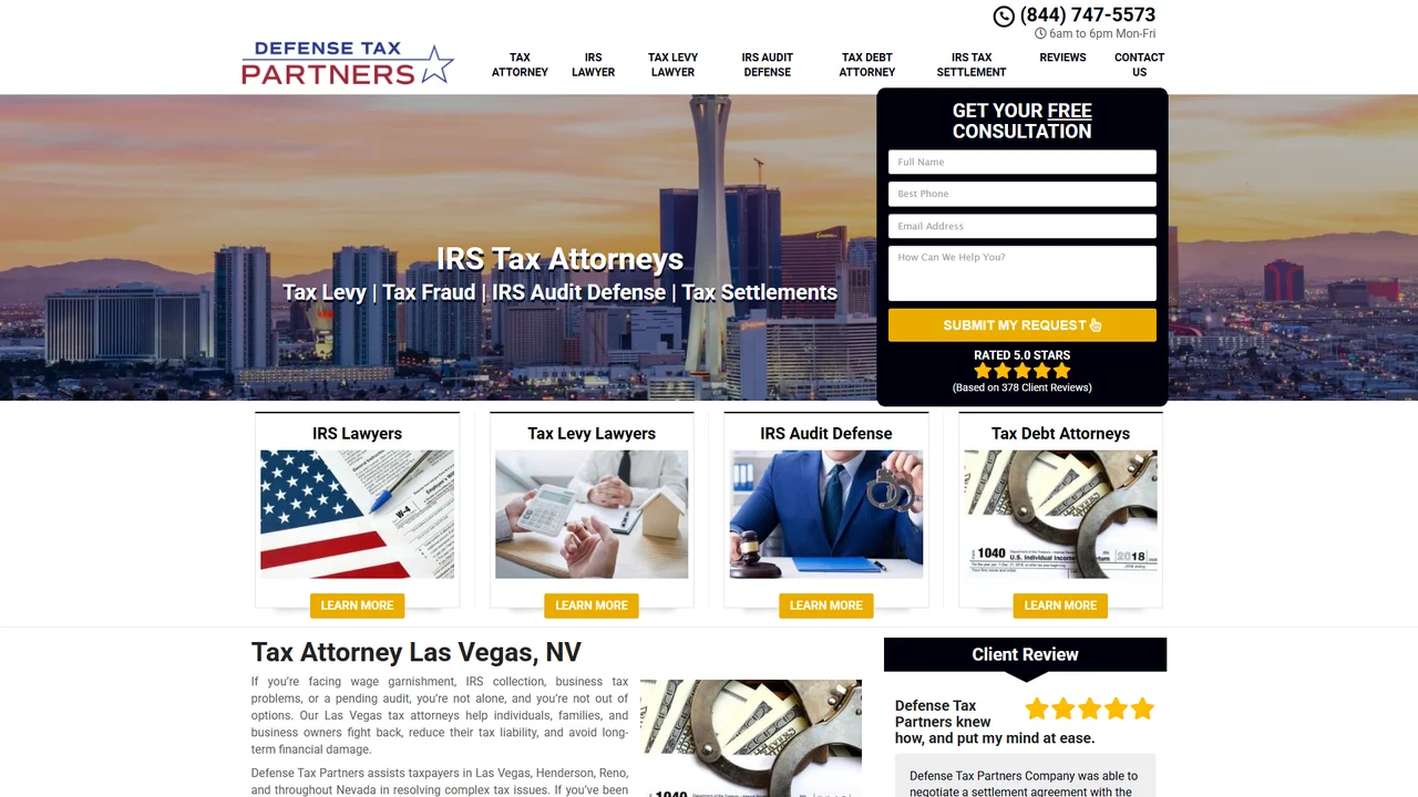 Defense Tax Partners - Las Vegas, NV office in Las Vegas, Nevada