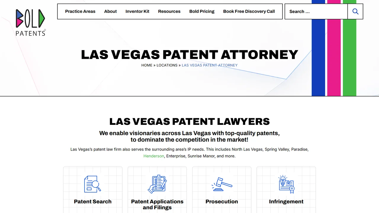 Bold Patents Law Firm - Las Vegas, NV office in Las Vegas, Nevada
