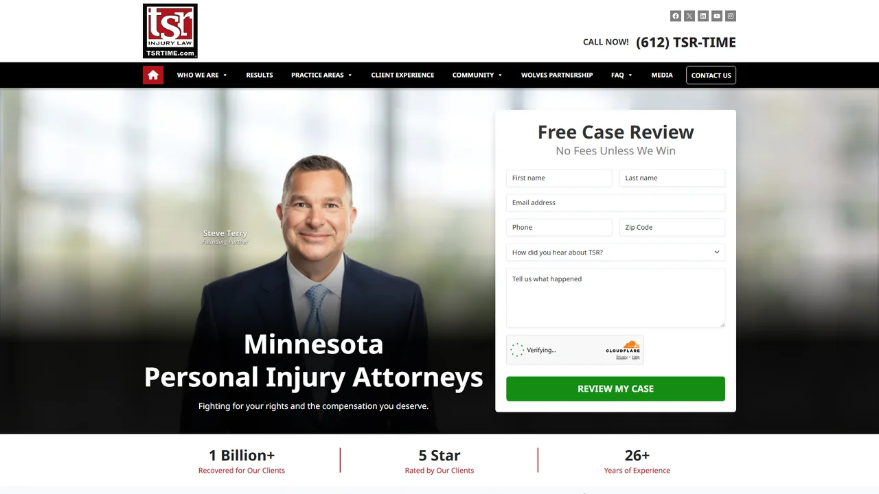 TSR Injury Law - Minneapolis, MN office in Minneapolis, Minnesota