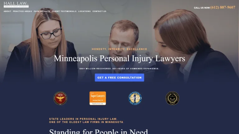 Hall Law Personal Injury Attorneys - Minneapolis, MN - Attorney in Minneapolis
