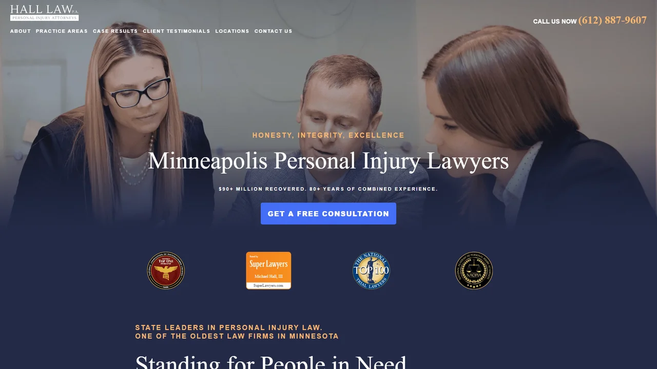 Hall Law Personal Injury Attorneys - Minneapolis, MN office in Minneapolis, Minnesota