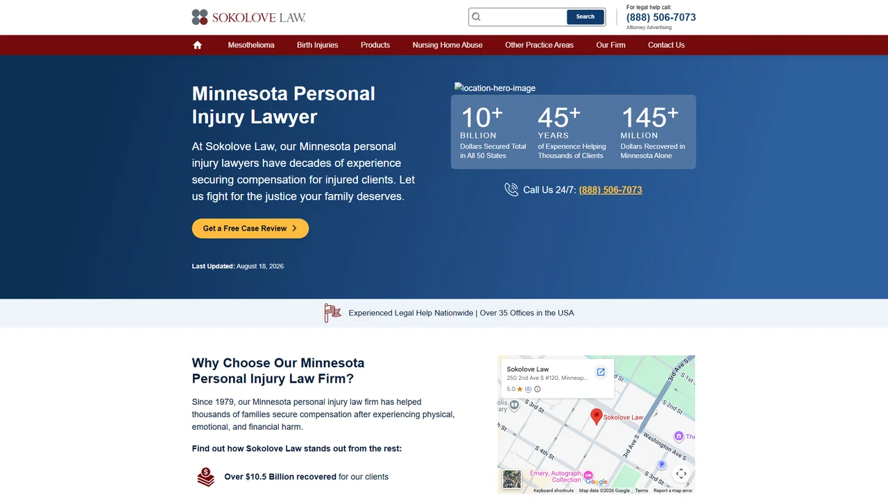 Sokolove Law - Minneapolis, MN office in Minneapolis, Minnesota