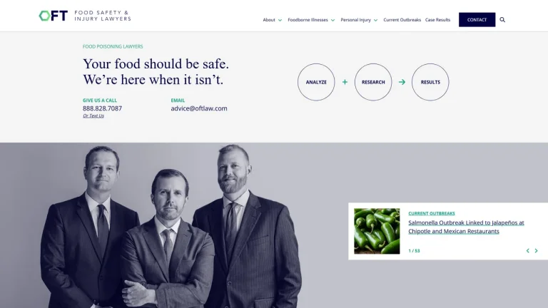 OFT Food Safety & Injury Lawyers - Minneapolis, MN - Attorney in Minneapolis