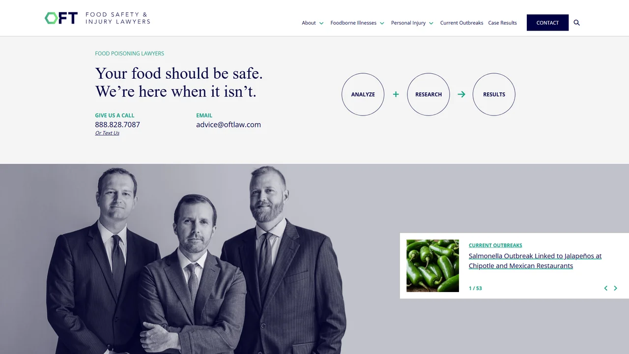 OFT Food Safety & Injury Lawyers - Minneapolis, MN office in Minneapolis, Minnesota
