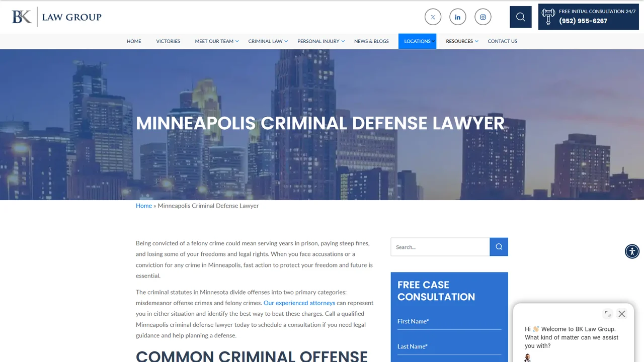 BK Law Group - Minneapolis, MN office in Minneapolis, Minnesota