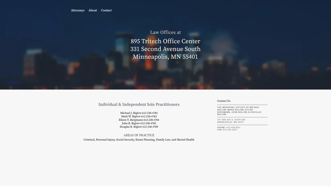 Biglow Law Office - Minneapolis, MN office in Minneapolis, Minnesota