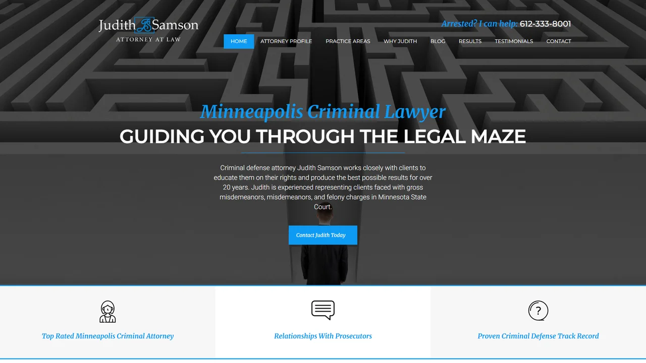 Judith Samson, Attorney at Law - Minneapolis, MN office in Minneapolis, Minnesota
