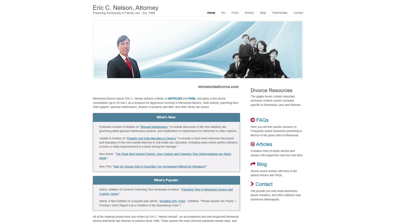 Eric C. Nelson, Attorney - Minneapolis, MN office in Minneapolis, Minnesota