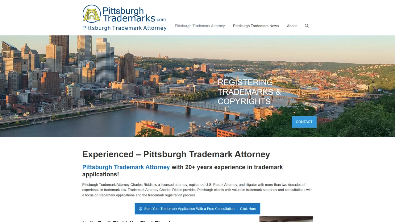 Pittsburgh Trademark Attorney - Pittsburgh, PA office in Pittsburgh, Pennsylvania