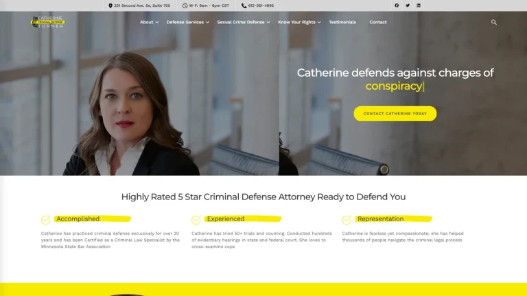 Catherine Turner Criminal Defense - Minneapolis, MN - Attorney in Minneapolis