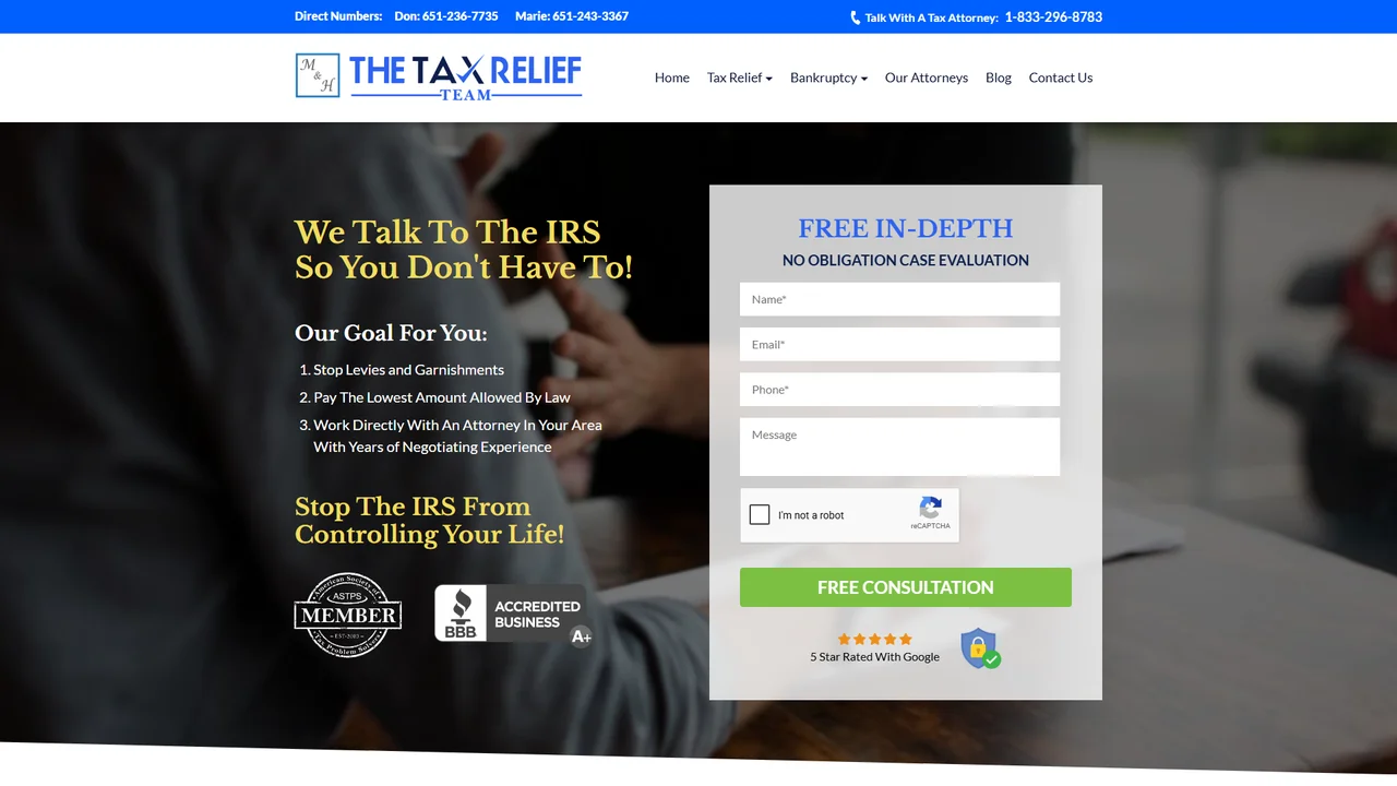 Martin & Hedervare Bankruptcy & Tax Relief Team - Minneapolis, MN office in Minneapolis, Minnesota
