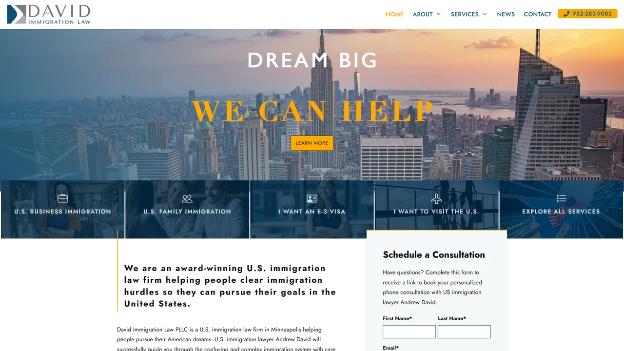 David Immigration Law PLLC - Minneapolis, MN office in Minneapolis, Minnesota
