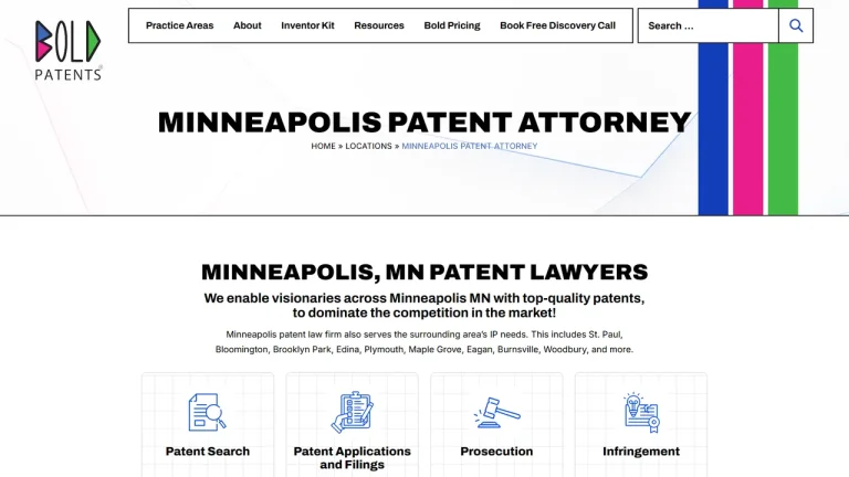 Bold Patents Law Firm - Minneapolis, MN - Attorney in Minneapolis
