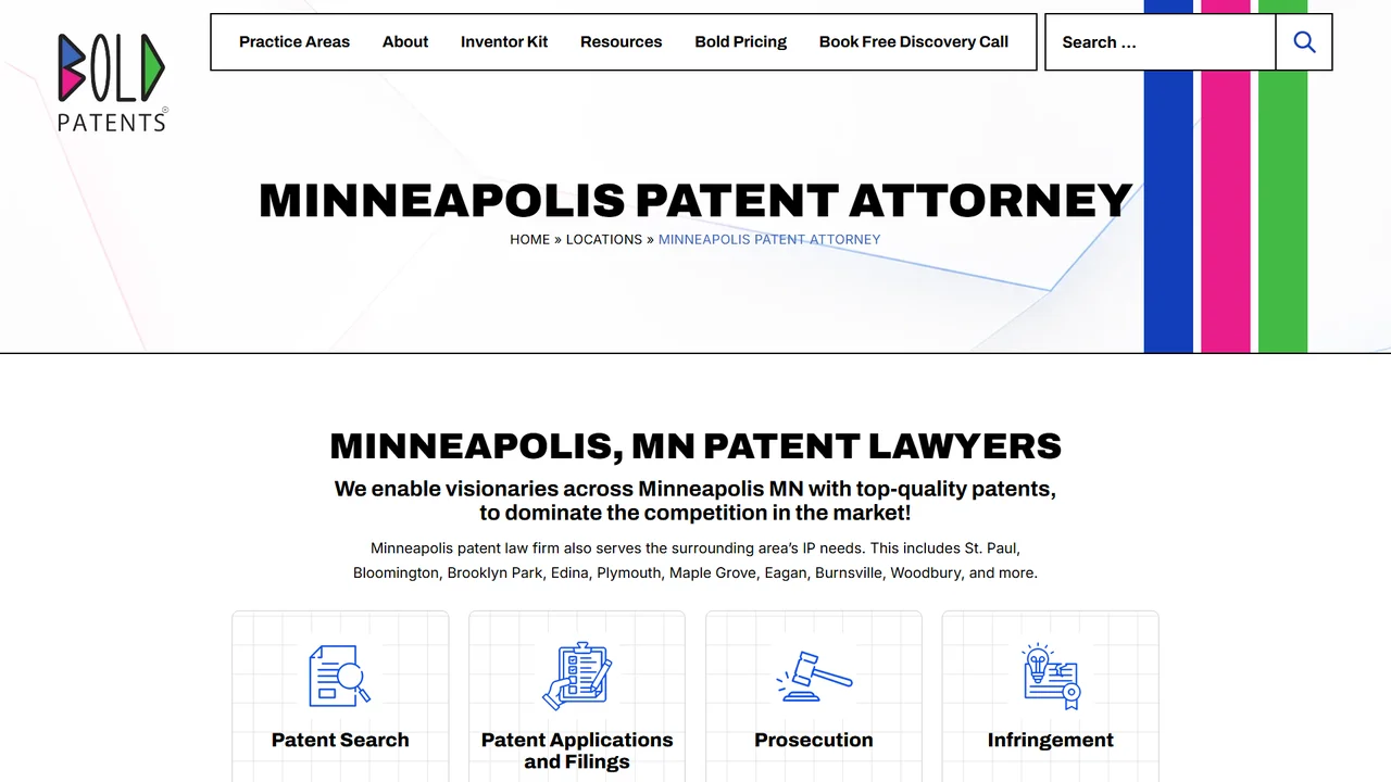 Bold Patents Law Firm - Minneapolis, MN office in Minneapolis, Minnesota