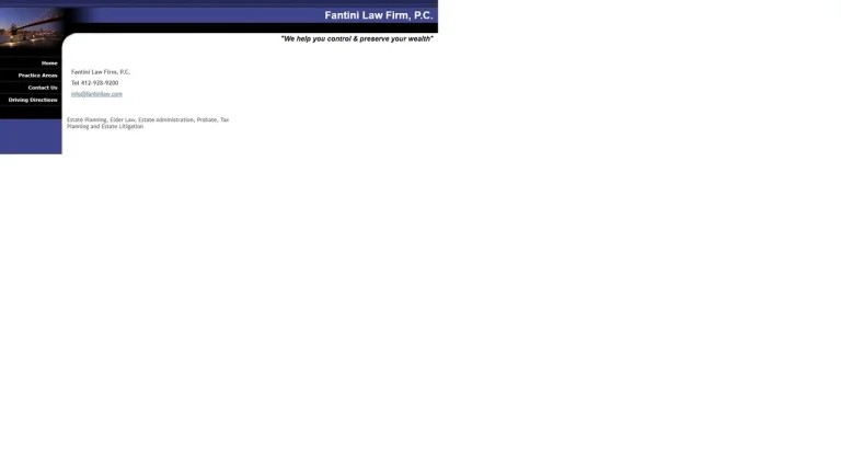 Fantini Law Firm - Pittsburgh, PA - Attorney in Pittsburgh