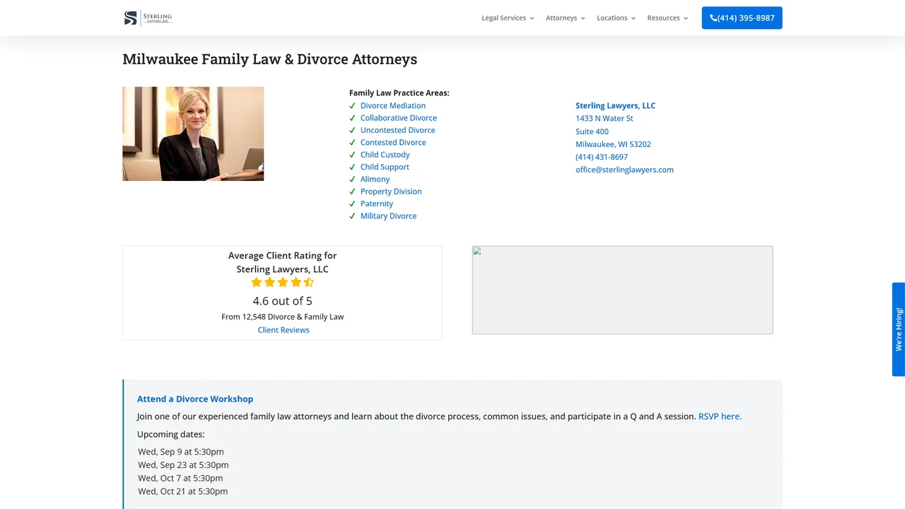 Sterling Lawyers, LLC - Milwaukee, WI office in Milwaukee, Wisconsin