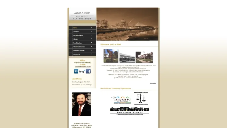 Law Offices of James A. Hiller - Milwaukee, WI - Attorney in Milwaukee