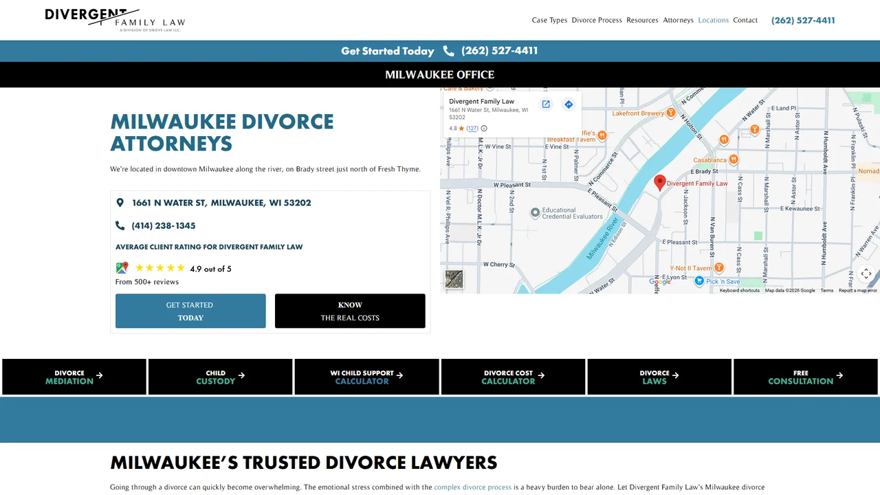 Divergent Family Law - Milwaukee, WI office in Milwaukee, Wisconsin