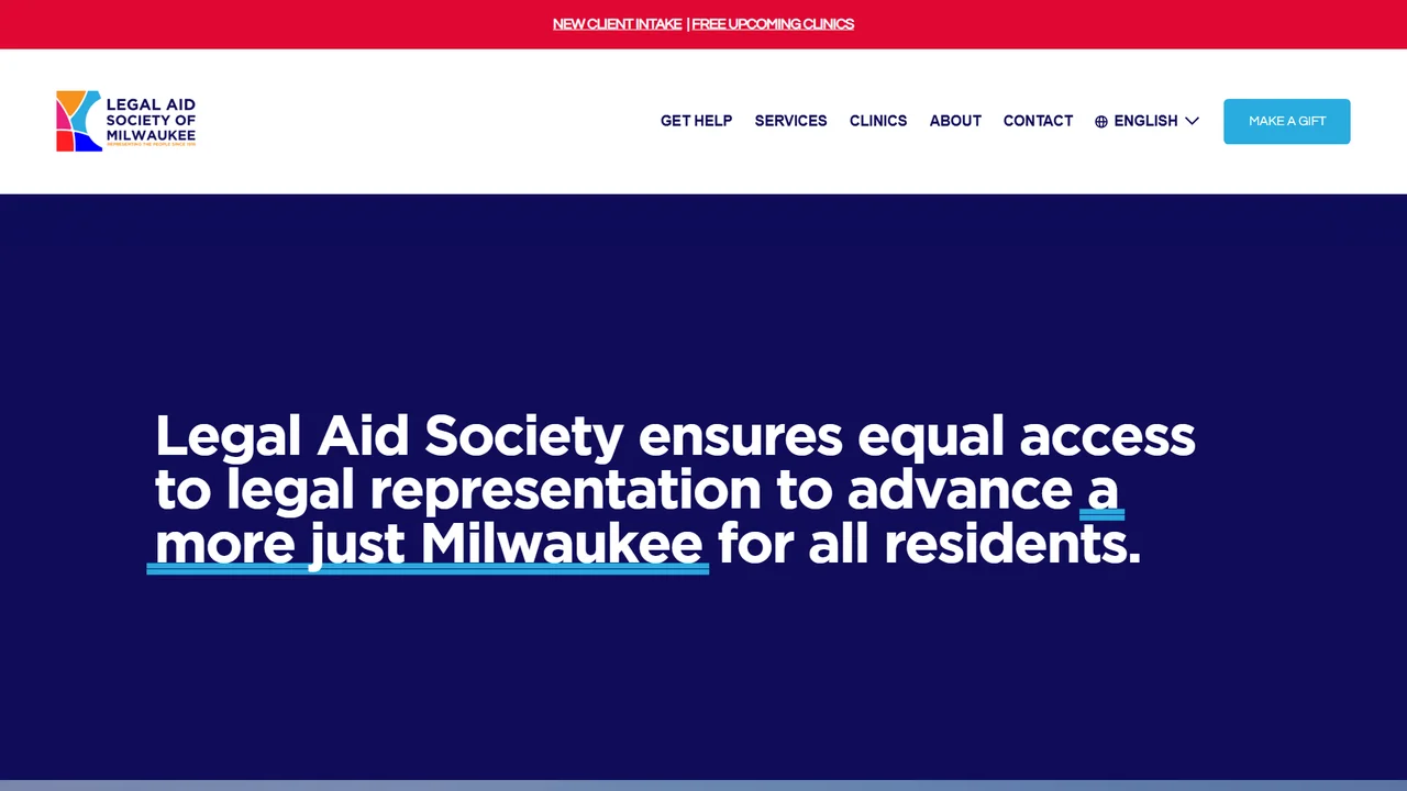 Legal Aid Society of Milwaukee, Inc. - Milwaukee, WI office in Milwaukee, Wisconsin