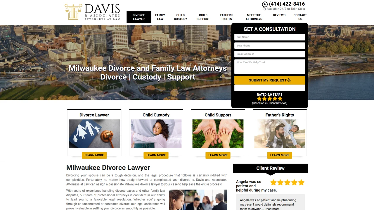Davis and Associates Attorneys at Law - Milwaukee, WI office in Milwaukee, Wisconsin
