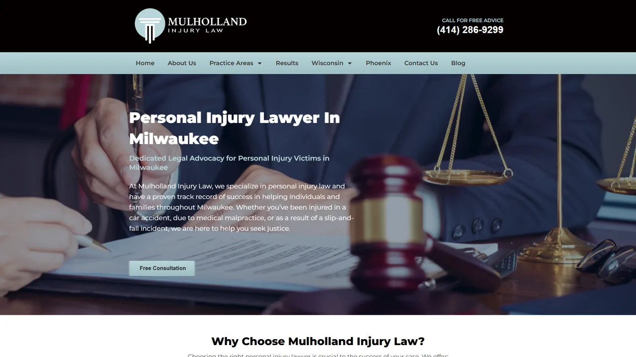 Mulholland Injury Law - Milwaukee, WI office in Milwaukee, Wisconsin