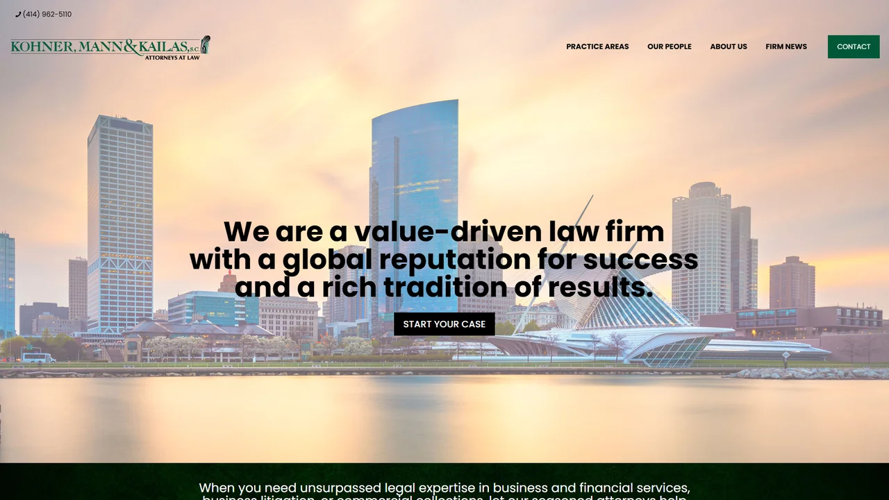 Kohner, Mann & Kailas, S.C. - Milwaukee, WI office in Milwaukee, Wisconsin