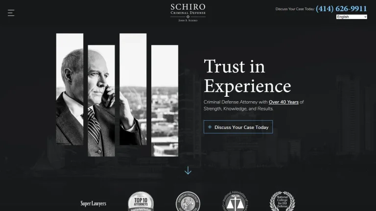 Schiro Criminal Defense - Milwaukee, WI - Attorney in Milwaukee