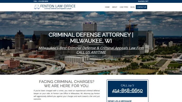 Fenton Law Office | Criminal Defense Attorney - Milwaukee, WI - Attorney in Milwaukee