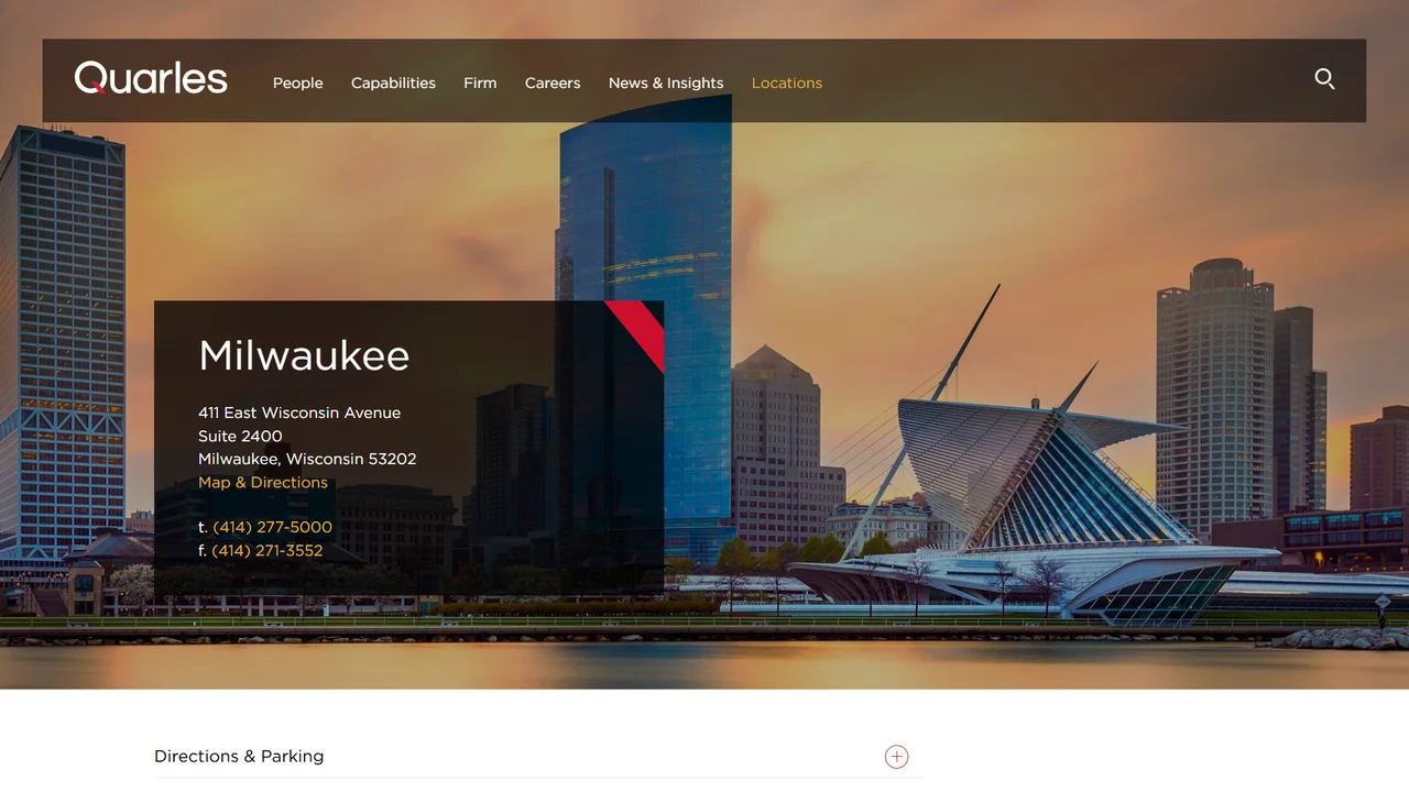 Quarles & Brady LLP - Milwaukee, WI office in Milwaukee, Wisconsin