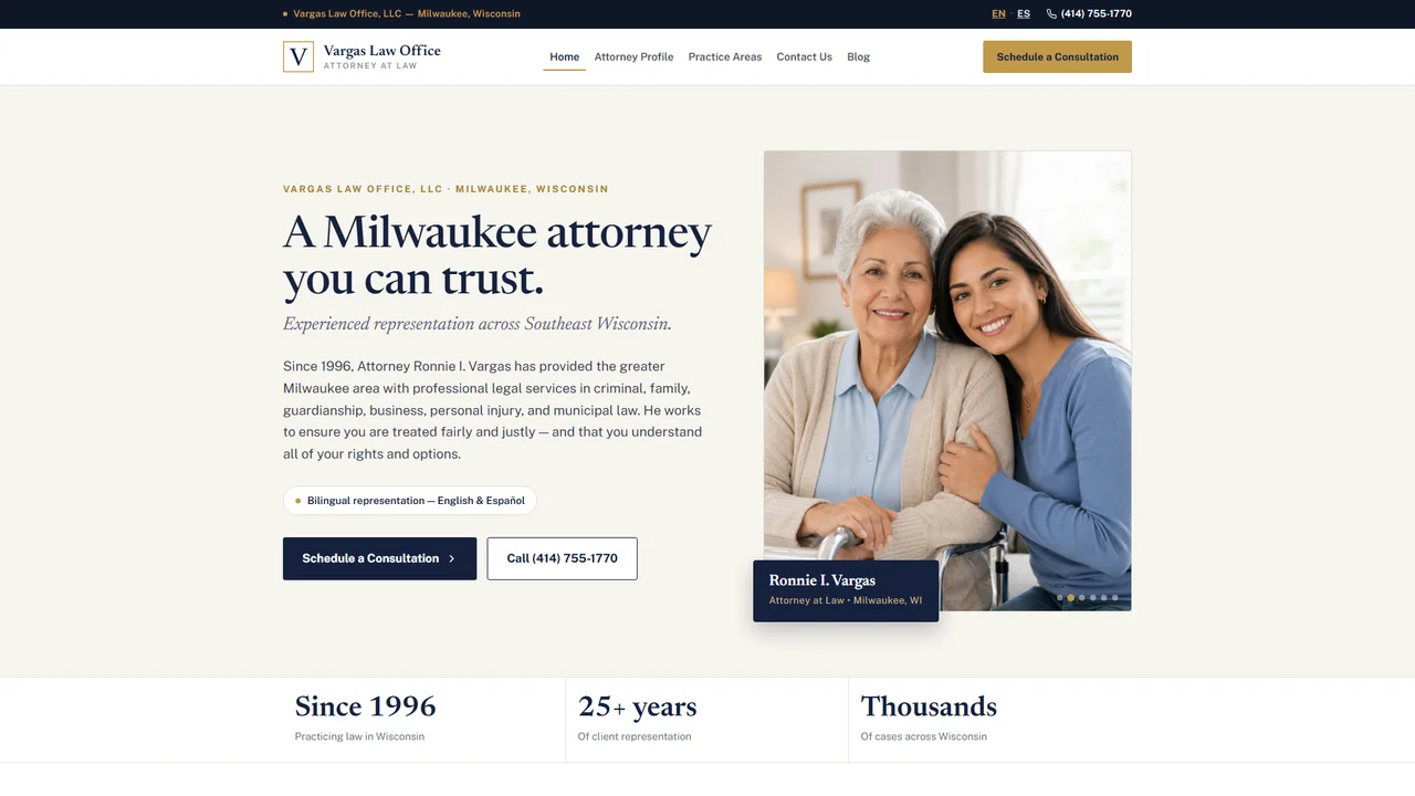 Vargas Law Office, LLC - Milwaukee, WI office in Milwaukee, Wisconsin