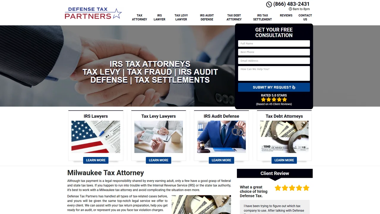 Defense Tax Partners - Milwaukee, WI office in Milwaukee, Wisconsin