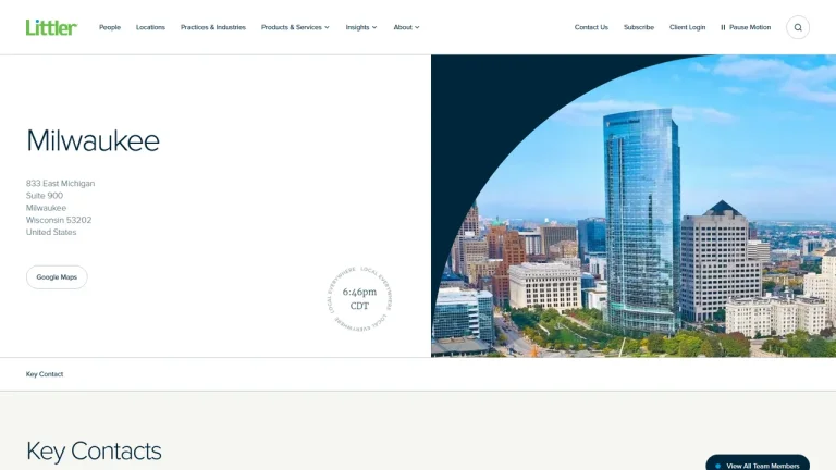 Littler Mendelson P.C. - Milwaukee, WI - Attorney in Milwaukee