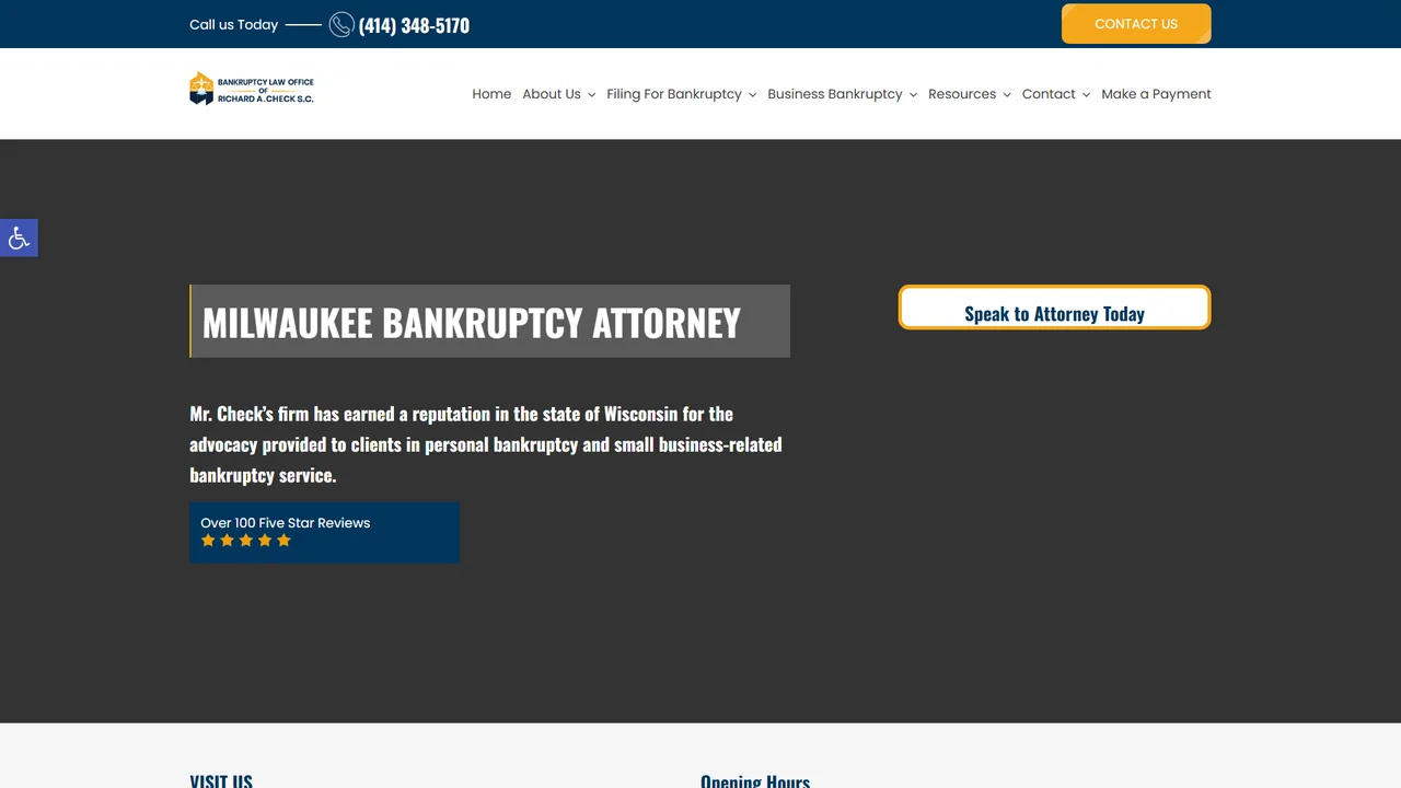 Bankruptcy Law Office of Richard A. Check S. C. - Milwaukee, WI office in Milwaukee, Wisconsin