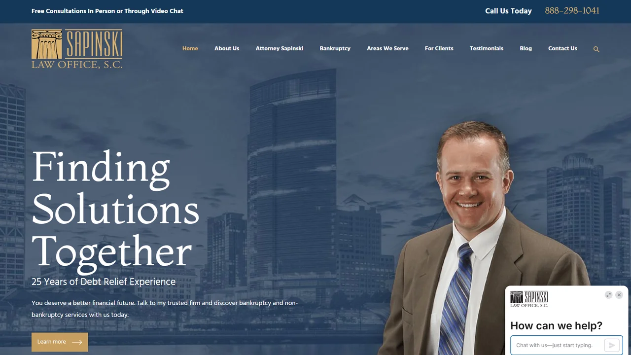 Sapinski Law Office, S.C. - Milwaukee, WI office in Milwaukee, Wisconsin