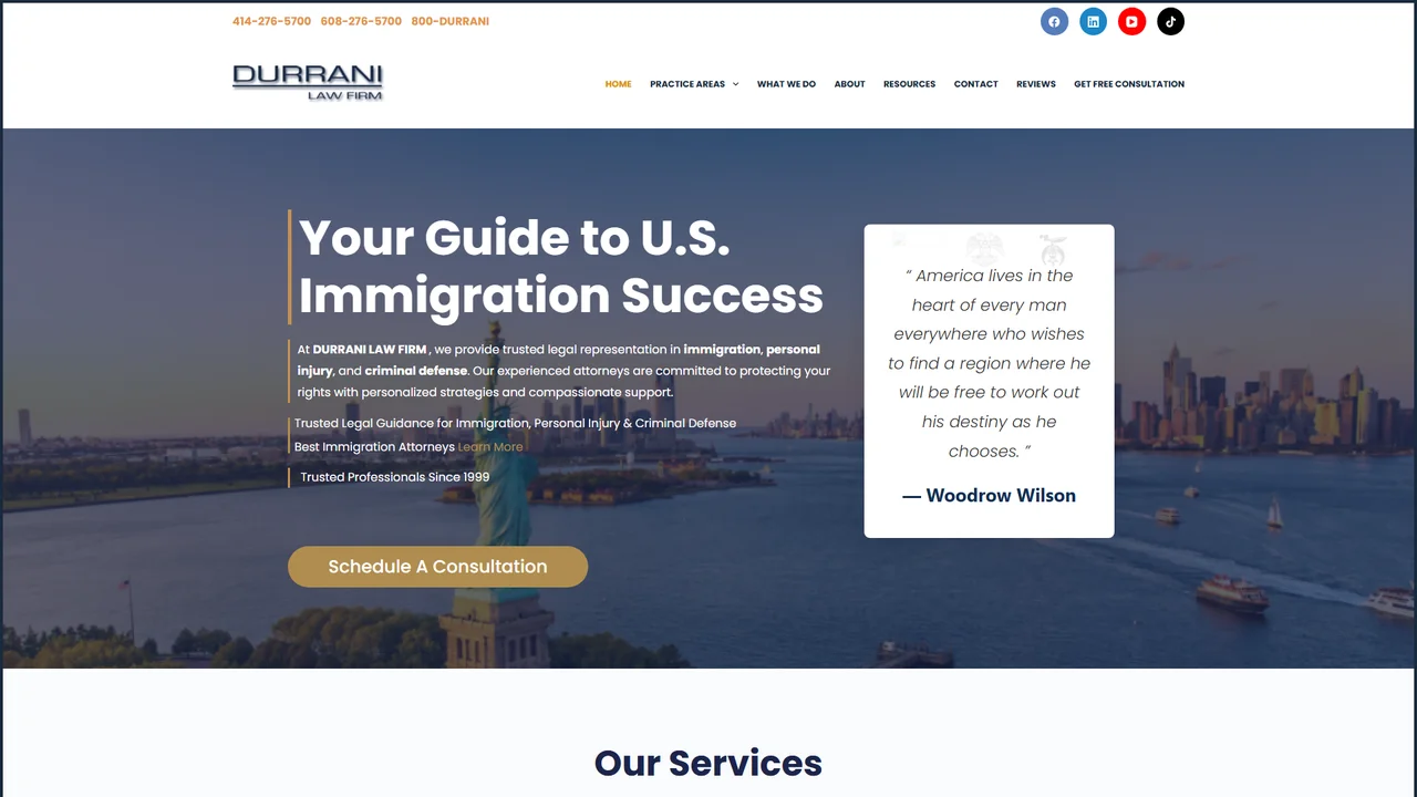 Durrani Law Firm - Milwaukee, WI office in Milwaukee, Wisconsin