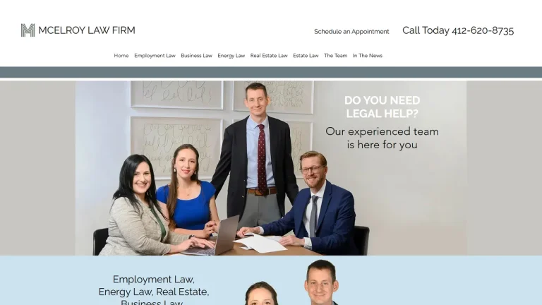 McElroy Law Firm, LLC - Pittsburgh, PA - Attorney in Pittsburgh