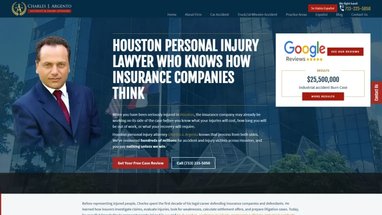 Charles J. Argento & Associates Accident & Injury Lawyers - Houston, TX - Attorney in Houston