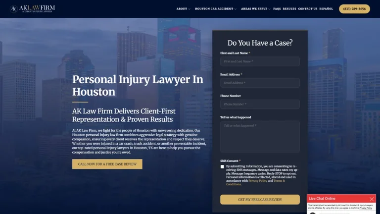 AK Law Firm Accident & Injury Lawyers - Houston, TX - Attorney in Houston