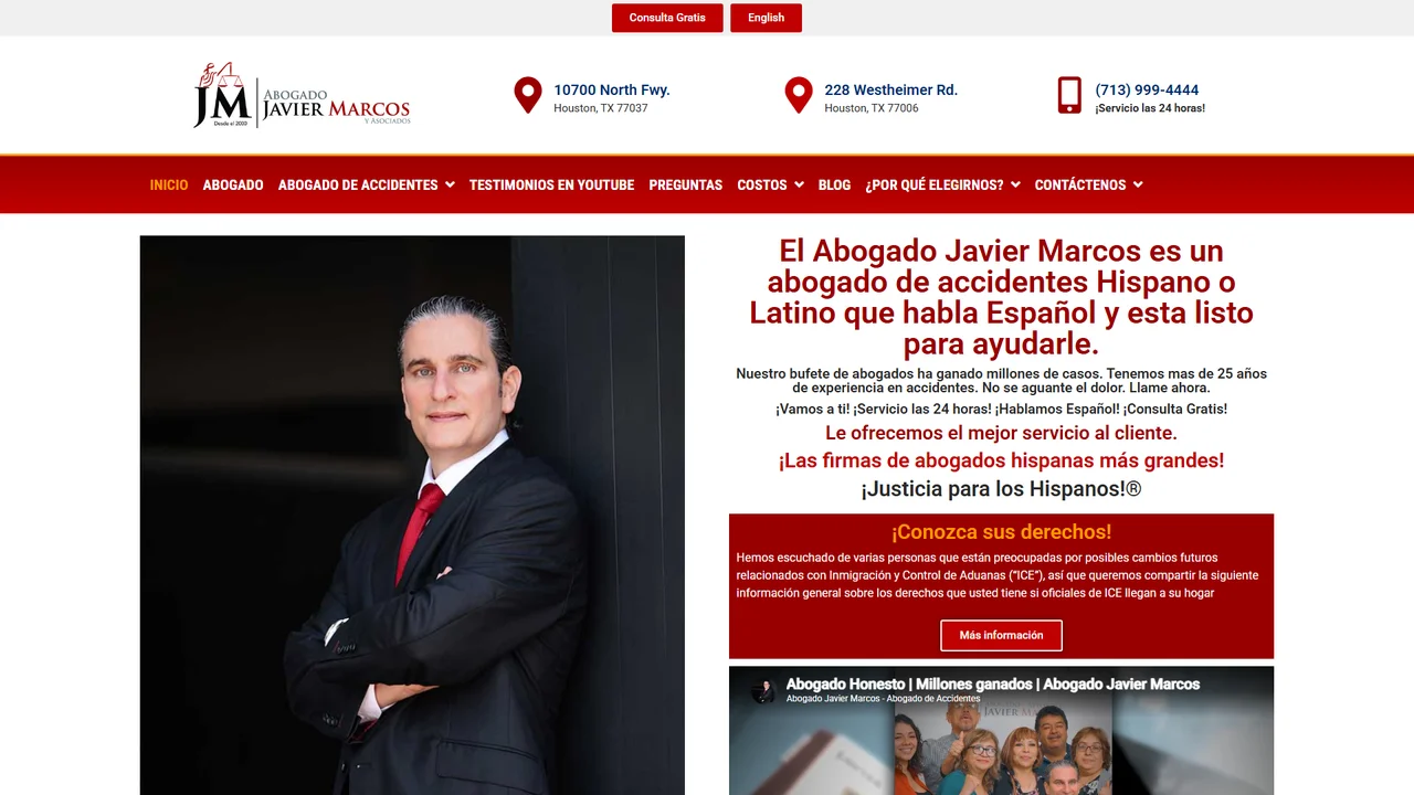 Abogado Javier Marcos - Houston, TX office in Houston, Texas