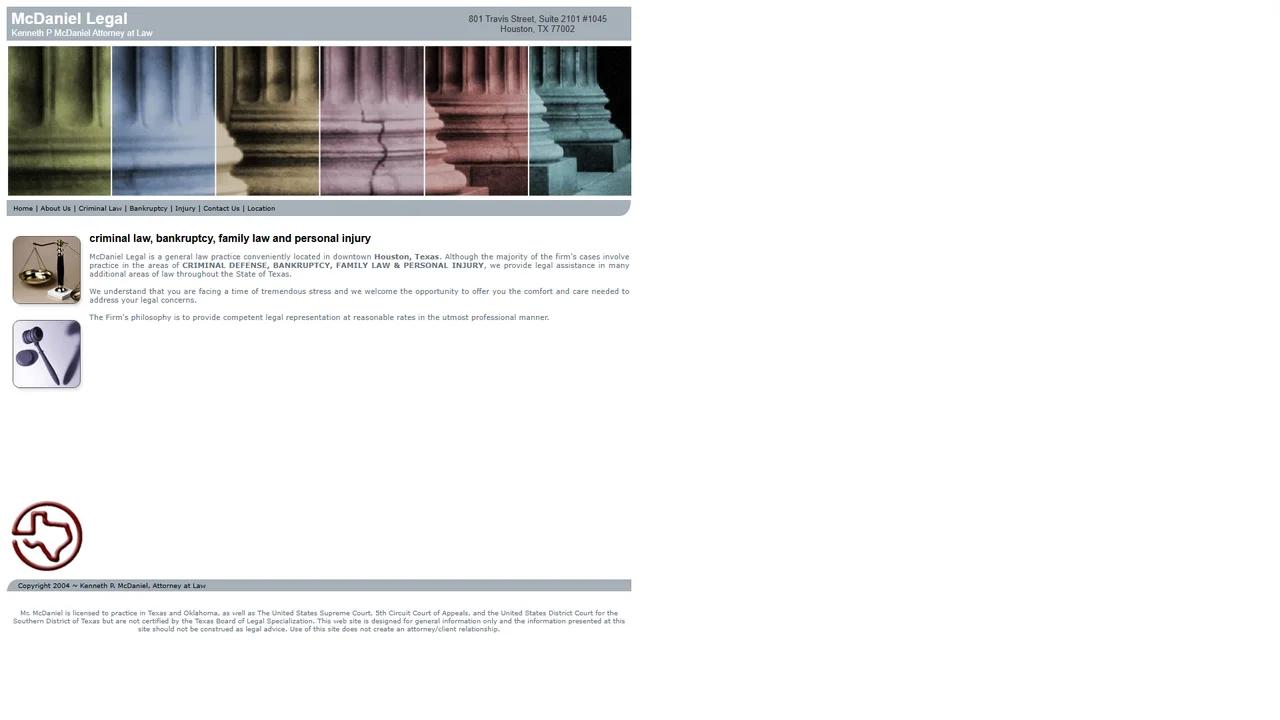McDaniel Legal - Houston, TX office in Houston, Texas