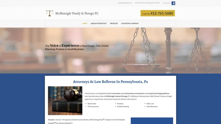 McMonigle, Vesely & Perego, P.C. - Pittsburgh, PA - Attorney in Pittsburgh