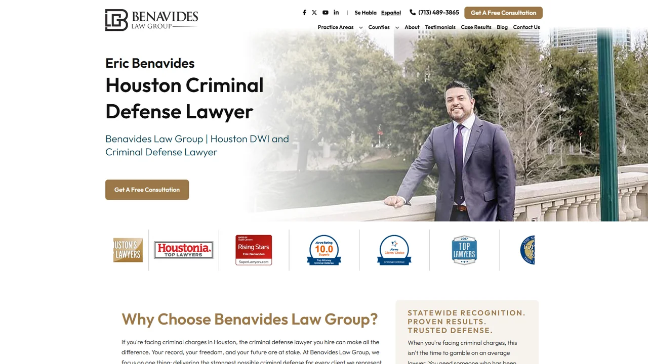 Benavides Law Group - Eric Benavides - Houston, TX office in Houston, Texas