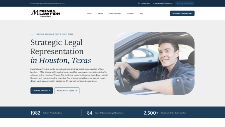 Monks Law Firm - Houston, TX - Attorney in Houston