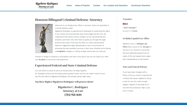 Rigoberto C Rodriguez Law Office - Houston, TX - Attorney in Houston