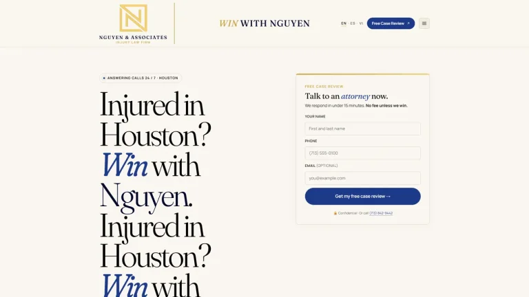 Nguyen & Associates Injury Law Firm - Houston, TX - Attorney in Houston