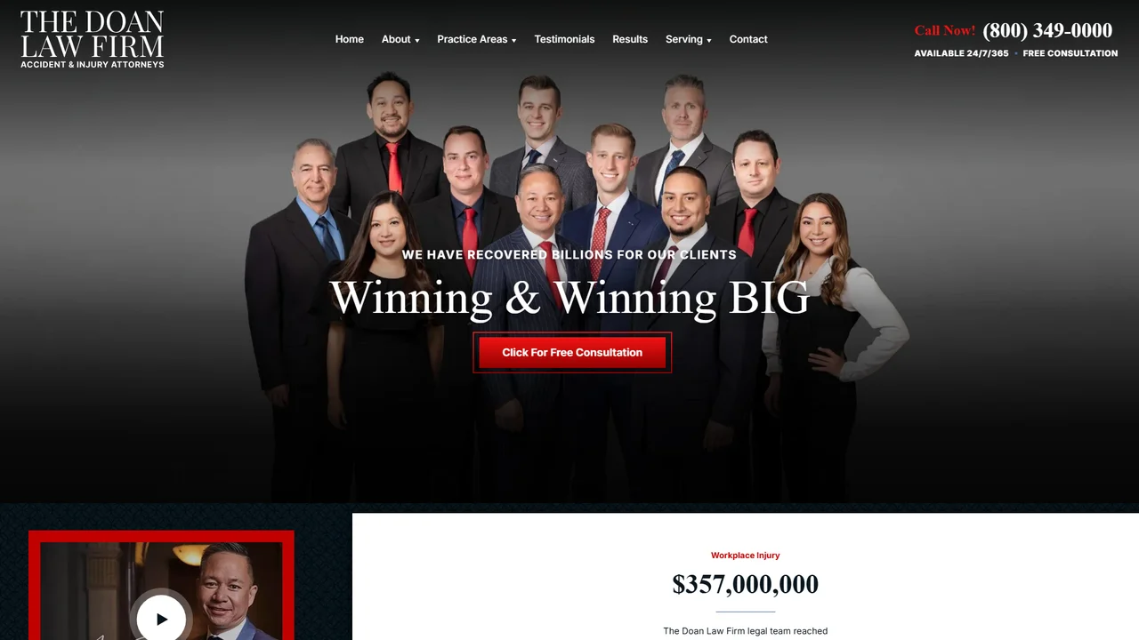 The Doan Law Firm Accident & Injury Attorneys - Houston, TX office in Houston, Texas