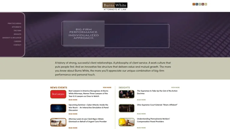 Burns White LLC - Pittsburgh, PA - Attorney in Pittsburgh